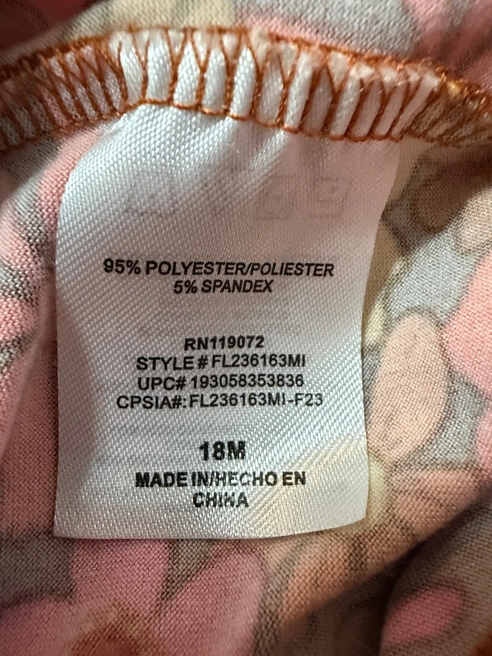 Carter's Toddler Girl Pants Lot (3 pr)18 Month Jeans & Floral & Denim Leggins